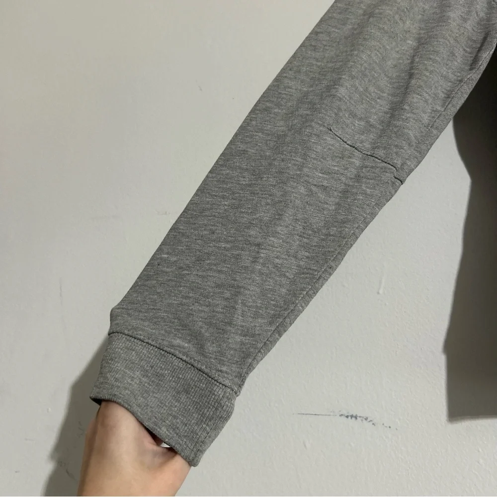 Free People Movement All Sport Hoodie Logo Heather Grey Casual Loungewear Cozy
